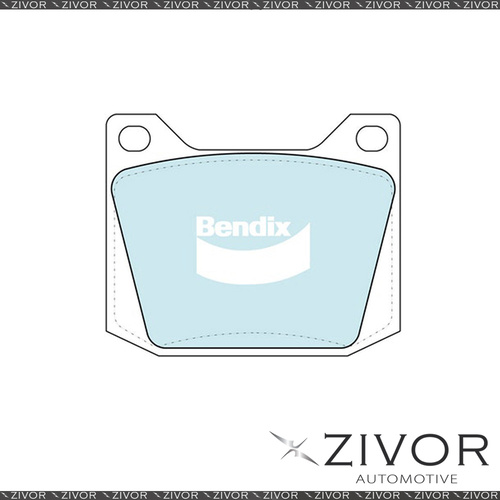 BENDIX Brake Pad - Front For Ford Capri 1.6 Coupe 53KW RWD 1969 - 1974