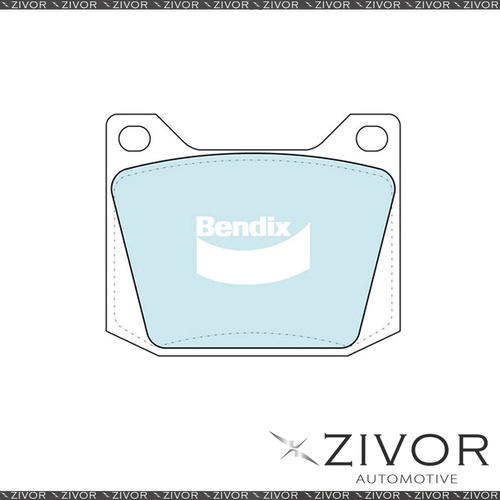 BENDIX Brake Pad-Front For Ford Cortina TD 2.0 Sedan 66KW RWD 1974-1977 DB525GCT