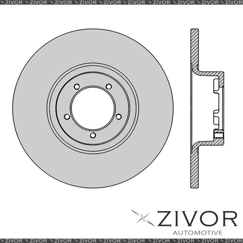 New PROTEX Rotor - Front For HOLDEN BELMONT HK 2D Ute RWD 1968 - 1969 #DR002