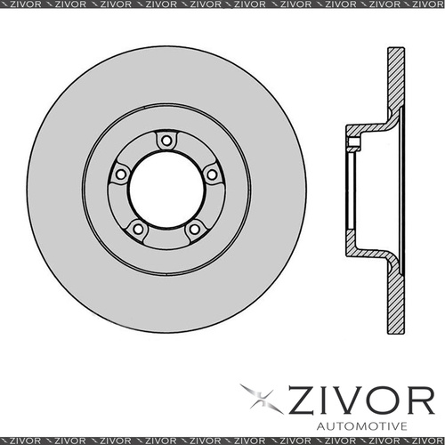 New PROTEX Rotor - Front For HOLDEN KINGSWOOD HT 4D Sdn RWD 1969 - 1970 #DR003