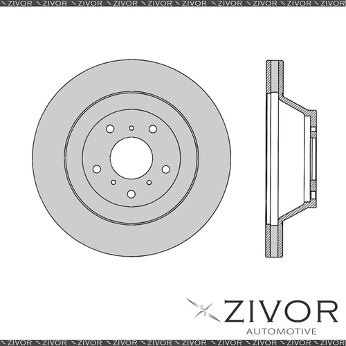 PROTEX Rotor - Front For HSV MALOO VR 2D Ute RWD 1993 - 1995 By ZIVOR #SDR046