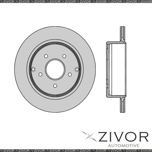 PROTEX Rotor-Rear For HSV CLUBSPORT R8 VX 4D Sdn RWD 2000-2002 #DR049