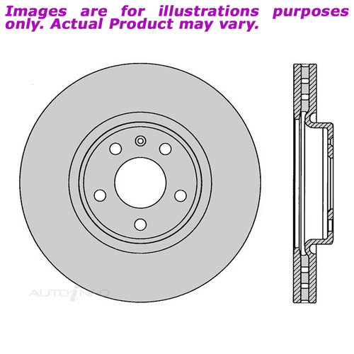 New PROTEX Brake Rotor - Front For BMW 640i F13 F13 3.0L 2D Coupe RWD DR1007
