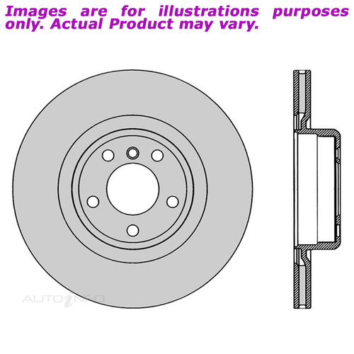 New PROTEX Brake Rotor - Rear For BMW 118i F20 F20 1.5L 4D Hatchback RWD DR1013