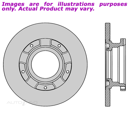 New PROTEX Brake Rotor - Rear For FORD TRANSIT VO EXXTT 2.2L DR1022