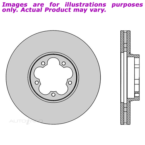 New PROTEX Disc Rotor For FORD TRANSIT VM DXXTT 2.2L 2D Cab Chassis RWD DR1070