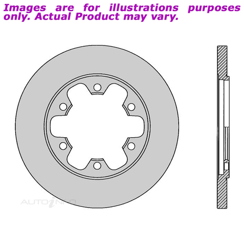 New PROTEX Disc Rotor For FORD TRANSIT VO XXXTT 2.2L 3D Van RWD DR1071