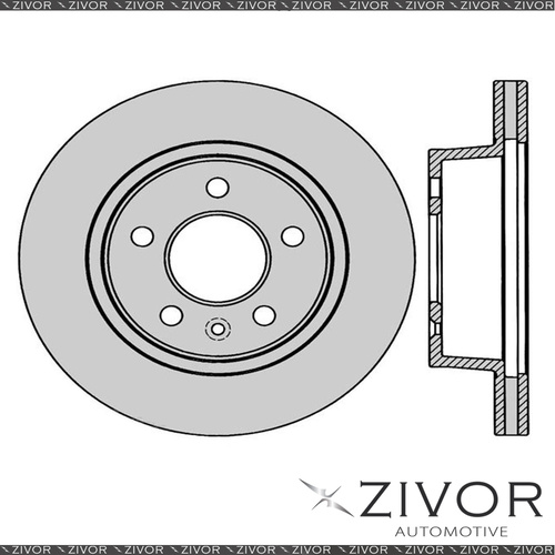PROTEX Rotor - Rear For FORD FALCON XD 4D Sdn RWD 1979 - 1982 By ZIVOR #DR108