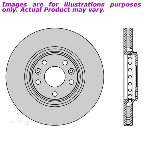 New PROTEX Disc Rotor For HSV CLUBSPORT VF VF 6.2L 4D Sedan RWD DR1087