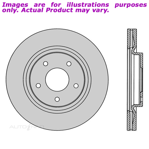 New PROTEX Disc Rotor For NISSAN PULSAR C12 FCAC12 1.6L 4D Hatchback FWD DR1120