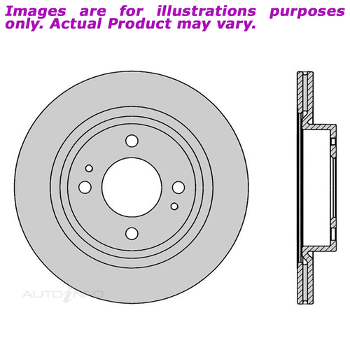 New PROTEX Disc Rotor For MITSUBISHI MIRAGE LA A13A 1.2L 4D Sedan FWD DR1124
