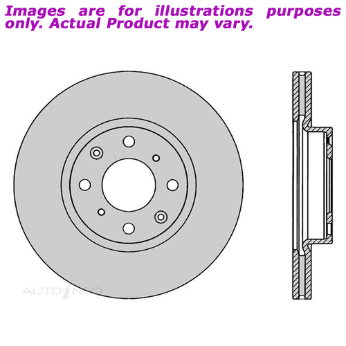 New PROTEX Disc Rotor For HONDA JAZZ GF GK5 1.5L 4D Hatchback FWD DR1128