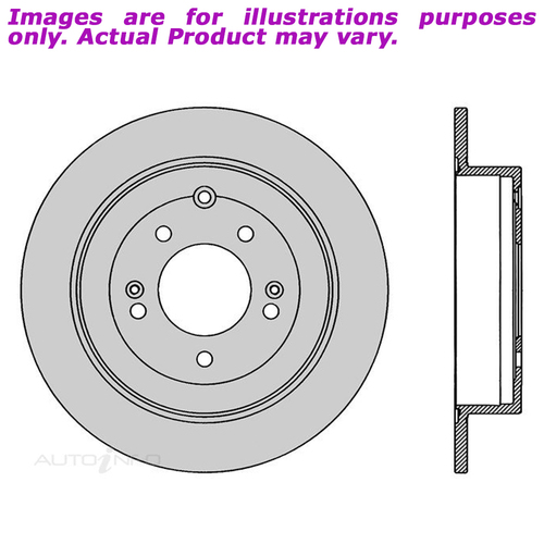 New PROTEX Disc Rotor For HYUNDAI TUCSON TL J281A 2.0L 4D SUV AWD DR1186