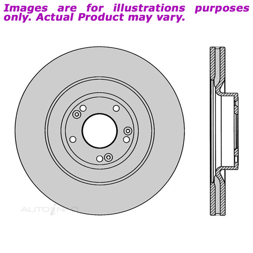 New PROTEX Disc Rotor For HYUNDAI GENESIS DH GN41E 3.8L 4D Sedan RWD DR1200