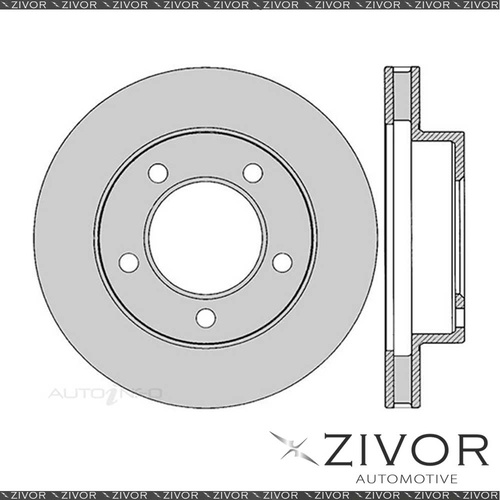 PROTEX Rotor - Front For FORD F150,BRONCO,F100 By ZIVOR #DR121