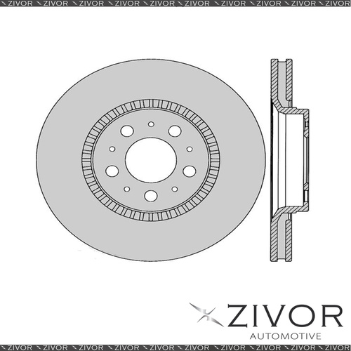 New PROTEX Rotor For VOLVO V70 . 4D Wgn FWD 1997 - 2000 #DR12112
