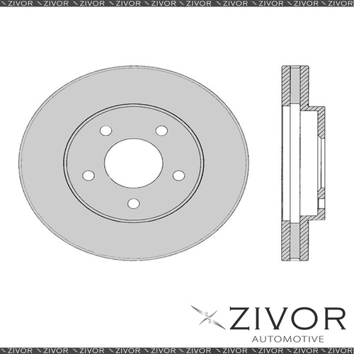New PROTEX Rotor - Front For CHEVROLET CAMARO . 2D Cpe RWD 1993 - 1999 #SDR12260