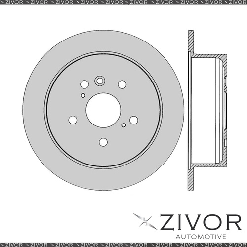PROTEX Rotor-Rear For LEXUS RX350 GSU35R 4D SUV 4WD 2006-2009 #DR12384