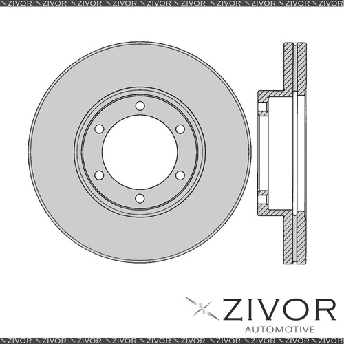 PROTEX Rotor-Front For KIA PREGIO 3VRS, CT 2D Van RWD 2002-2006 #DR12392