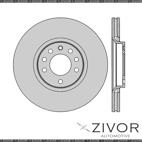 New PROTEX Rotor - Front For SAAB 42618 . 4D Wgn FWD 1999 - 2009 #DR12443