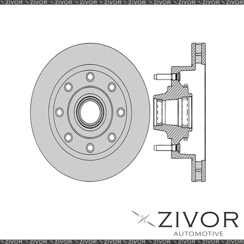 New PROTEX Rotor - Front For FORD F350 . 2D C/C RWD 2001-2007 #DR12447