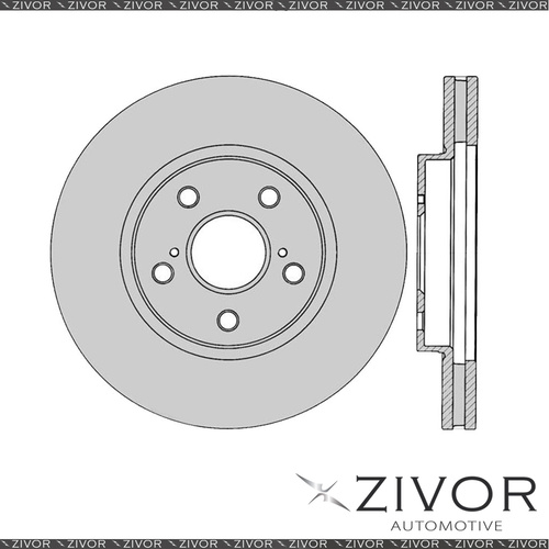 New PROTEX Rotor - Front For LEXUS IS250 GSE30R 4D Sdn RWD 2013 - 2015 #DR12559