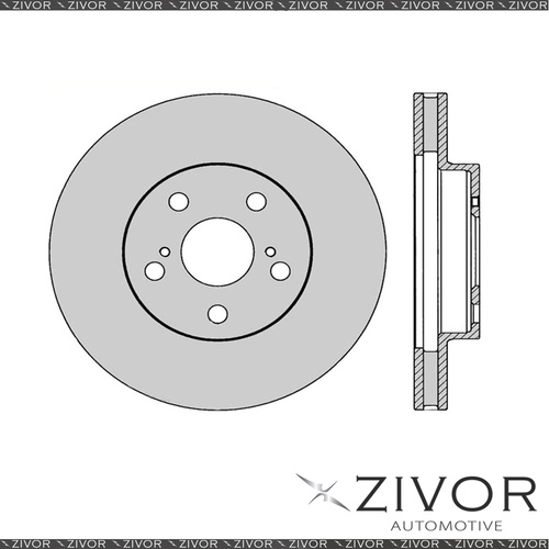 New PROTEX Rotor - Front For LEXUS CT200h ZWA10R 4D H/B FWD 2011 - 2016 #DR12723