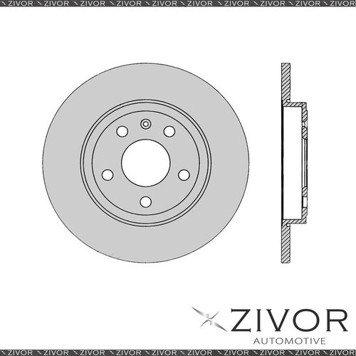 New PROTEX Rotor - Rear For AUDI A4 B7 4D Sdn AWD 2005 - 2008 #DR12798