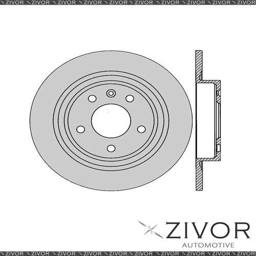 New PROTEX Rotor - Rear For HOLDEN CRUZE JG 4D Sdn FWD 2009 - 2011 #DR12829