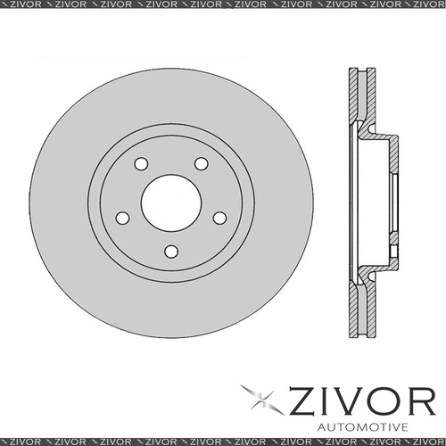 New PROTEX Rotor - Front For FORD MONDEO MB 4D H/B FWD 2009 - 2010 #DR12853