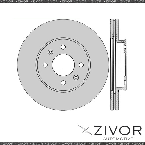 New PROTEX Rotor - Front For KIA RIO UB 4D Hatchback FWD 2011 - 2016 #DR12867