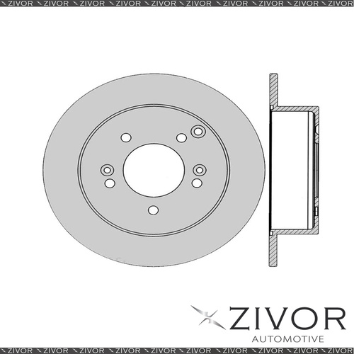 New PROTEX Rotor - Rear For KIA RONDO UN 4D Wgn FWD 2008 - 2013 #DR12887