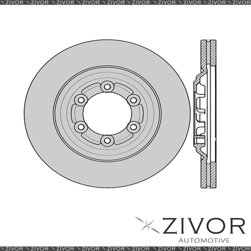New PROTEX Rotor - Front For HOLDEN COLORADO RG 4D C/C 4WD 2012 - 2016 #DR12909
