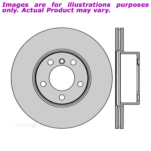 PROTEX Brake Rotor - Front For BMW 420D F33 F33 2.0L 2D Convertible RWD DR12956