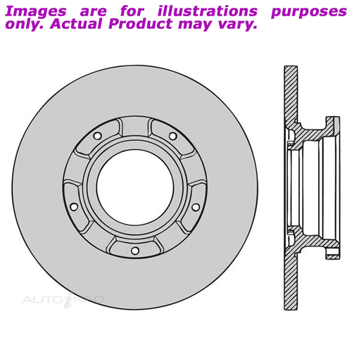 New PROTEX Disc Rotor For FORD TRANSIT VO EXXTT 2.0L 3D Van RWD DR1296