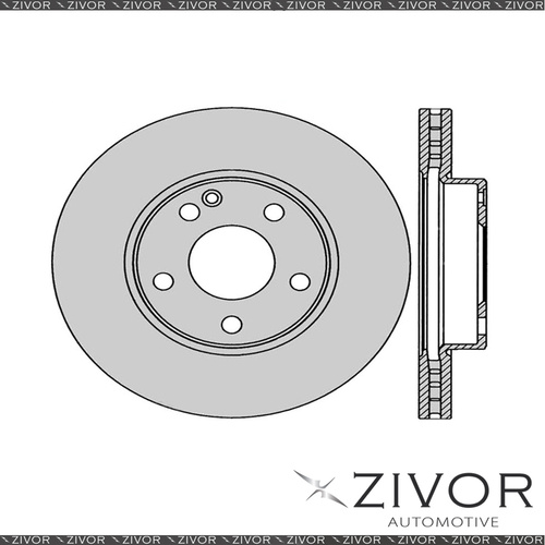 PROTEX Rotor - Front For MERCEDES BENZ B180 W246 4D H/B FWD 2012 - 2016 #DR12995
