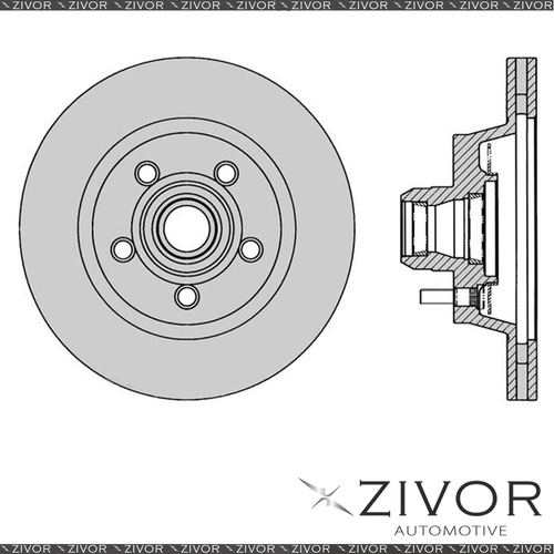 New PROTEX Rotor - Front For FORD FALCON ED 4D Wgn RWD 1993 - 1994 #DR130