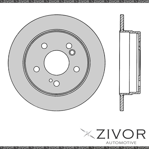 PROTEX Rotor - Rear For MERCEDES BENZ E280 W124 4D Sdn RWD 1993 - 1996 By ZIVOR