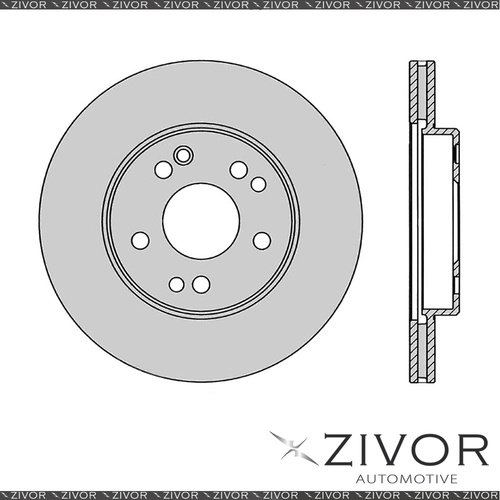PROTEX Rotor - Front For MERCEDES BENZ 300SL R107 2D Conv RWD 1987 - 1990 #DR269