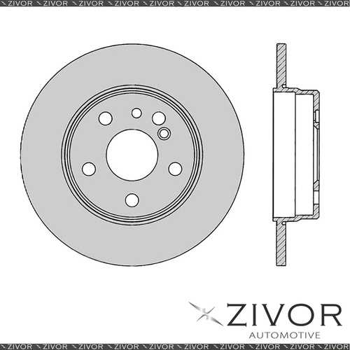 PROTEX Rotor - Front For MERCEDES BENZ 400SE W140 4D Sdn RWD 1991 - 1993 #DR284
