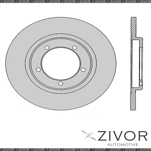New PROTEX Rotor - Front For DAIHATSU RUGGER . 2D H/Top 4WD 1984 - 1991 #DR292