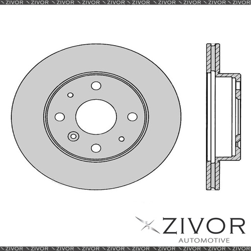 New PROTEX Rotor - Front For DAIHATSU CHARADE . 4D Sdn FWD 1994 - 1997 #DR295