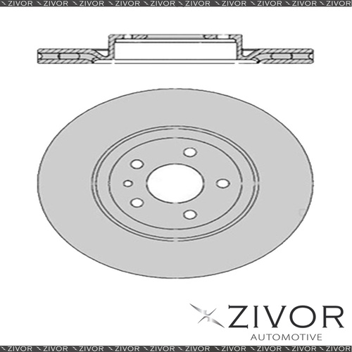 PROTEX Rotor - Front For ALFA ROMEO 147 . 4D H/B FWD 2001 - 2011 By ZIVOR