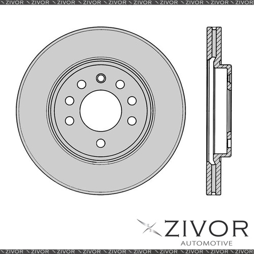 PROTEX Rotor - Front For SAAB 900 . 4D H/B FWD 1993 - 1998 By ZIVOR #DR433