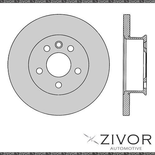 PROTEX Rotor - Front For VOLKSWAGEN TRANSPORTER T4 2D C/C 4WD 1995 - 1999 #DR448