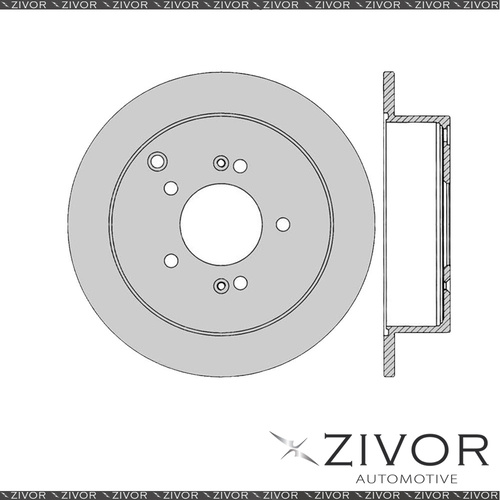 PROTEX Rotor - Rear For HYUNDAI iX35 LM 4D Wgn AWD 2010 - 2016 By ZIVOR #DR465