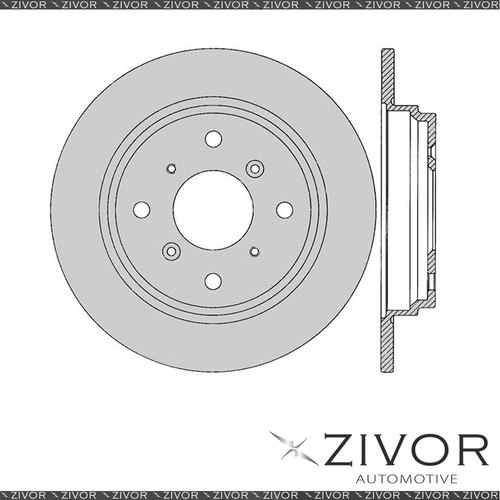New PROTEX Rotor - Rear For HONDA ACCORD CB 2D Cpe FWD 1990 - 1993 #DR481