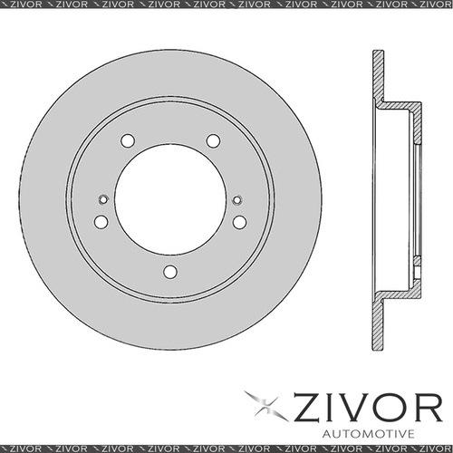 New PROTEX Rotor - Front For HOLDEN DROVER QB 2D S/Top 4WD 1985 - 1987 #DR510