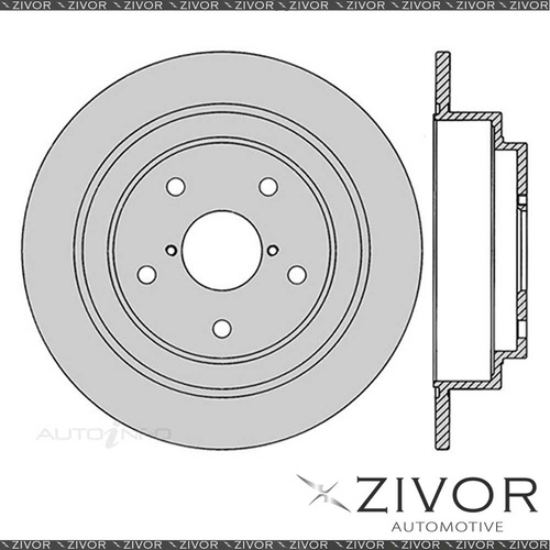 New PROTEX Rotor - Front For SUBARU IMPREZA,OUTBACK,LIBERTY,FORESTER GC #DR650