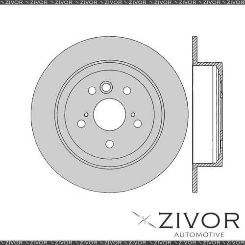 New PROTEX Rotor - Rear For TOYOTA RAV4 SXA10C 2D S/Top 4WD 1997 - 2000 #DR691